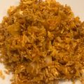 Alena's cooksnap of when they made Kimchi fried rice.
