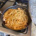 El cooksnap de Renata Sandoval cuando hizo Espagueti en crema de chipotle con camarones🌹.