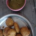 Aadhya Singh's cooksnap of when they made Aloo tikki.