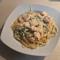 El cooksnap de Marianna Pérez cuando hizo Pasta de camarones al ajillo (con crema).
