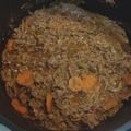 El cooksnap de José Antonio López cuando hizo Ropa vieja cubana.