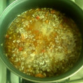 El cooksnap de Miguel Catelucci cuando hizo Guiso de lentejas fácil.😄🙋.
