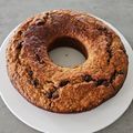El cooksnap de yudithbrun cuando hizo Budín de banana, arándanos y chocolate kit Kat.