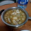El cooksnap de Maria José Atienza Ibañezbraniff47ab cuando hizo Colitas de rape con gambas y almejas en salsa.