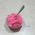 El cooksnap de Lady Marmalade cuando hizo Helado con pocos ingredientes sabor fresa😍.