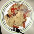 Kewdle's cooksnap of when they made Chicken & peppers over rice.
