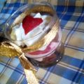 El cooksnap de Andrea Fernanda Martinez cuando hizo Cheesecake en frascos.