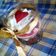 El cooksnap de Andrea Fernanda Martinez cuando hizo Cheesecake en frascos.