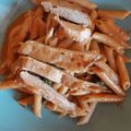 El cooksnap de Liz Benítez cuando hizo Pasta con pechuga de pollo.
