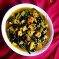 Iyasmin Mukti's cooksnap of when they made পুই শাকের মিক্সড সবজি.