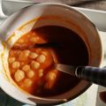 El cooksnap de Ingrid Guzman cuando hizo Garbanzos con crema de zapallo y tomate.
