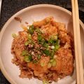 Harpman's cooksnap of when they made Chinese Orange Chicken.