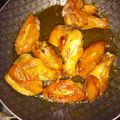 El cooksnap de Karlita Pinto cuando hizo Alitas de pollo con mostaza y miel.