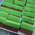 Cooksnap dari Yulia Hamdana Utama untuk resep Brownies Kukus Coklat Pandan