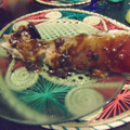 El cooksnap de fabremonica cuando hizo Pernil de cochino navideño horneado a la venezolana.