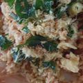 Cooksnap shamquig Hanapi semasa beliau membuat Udang Goreng Butter Telur Bersarang.
