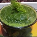 Archana Yadav's cooksnap of when they made Coriander chatni.