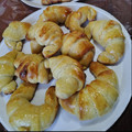 El cooksnap de florencia ocampos cuando hizo Medialunas 🥐🥐 Económicas, sin manteca ¡¡¡Riquísimas!!!🤤.