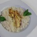 El cooksnap de crisbike cuando hizo Pollo al curry con arroz basmati.