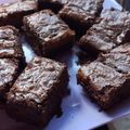 El cooksnap de Fernanda Davis cuando hizo Brownie.
