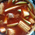 El cooksnap de Clauss Tapia Aguilar cuando hizo Mole de olla.