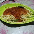 Cooksnap dari Ninin Istifarin untuk resep Spagheti Bolognese Rumahan