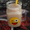 El cooksnap de salud machi cuando hizo Batido de manzana 🍏, melón, pera🍐, 🍌 y avena con yogur.