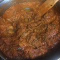 El cooksnap de Yesii Almaraz cuando hizo Bistec enchipotlado y calabacita con crema.