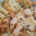 El cooksnap de marialebuffygsr cuando hizo Pasta con salsa cremosa y gambas/camarones.
