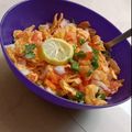 Teena Sharma का कुकस्नैप जब उन्होंने भेल पूड़ी (bhel poori recipe in Hindi) बनाया था।