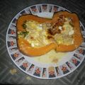 El cooksnap de Elena Beatriz González cuando hizo Calabaza rellena de atún y queso.