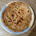 Kulsoom Bukhari's cooksnap of when they made Meetha paratha.