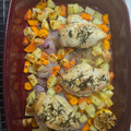 El cooksnap de Alex JC cuando hizo Pechugas de pollo al horno 🐓🥕🥔.