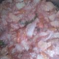 El cooksnap de mario castro cuando hizo Pollo agridulce.