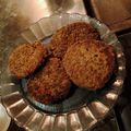 El cooksnap de Ayelen Moris cuando hizo Medallones de lentejas (hamburguesas).