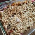 Bobbyfelt's cooksnap of when they made Rhubarb Crisp.