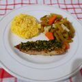 El cooksnap de A la Katha 👩‍🍳 cuando hizo Pescado al ajillo con cilantro.