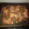 El cooksnap de Silvia Mar Y Sierra cuando hizo Cuartos traseros de pollo asados en salsa de limón y tomillo.