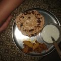 Ayesh Shah का कुकस्नैप जब उन्होंने आलू पालक की सब्जी (Aloo palak ki sabzi recipe in Hindi) बनाया था।