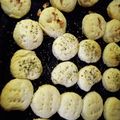 El cooksnap de julieta batalla cuando hizo Scones de queso.
