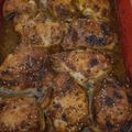 carrie's cooksnap of when they made caramelized chicken thighs.