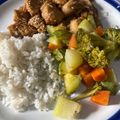 El cooksnap de Adriana Novella cuando hizo Pollo estilo chino (con miel y queso crema) 🍗 🍯.