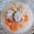 兩寶媽媽 的 (電鍋)洋蔥雞湯 cooksnap