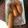El cooksnap de Erika cuando hizo Banderillas de salchichas.