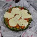 El cooksnap de judith perez cuando hizo Pizza (masa) de espinaca.