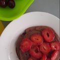 El cooksnap de Ivania López cuando hizo Panqueques de avena y cacao.