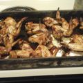 Joe's cooksnap of when they made Honey Teriyaki Chicken Wings.