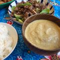 Cooksnap Kanaaneko semasa beliau membuat Mushroom Soup Nani Style.