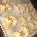 El cooksnap de Natalia Cabrera cuando hizo Medialunas de manteca.