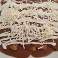 El cooksnap de Fiordaligi cuando hizo Enfrijoladas sencillas, sin nada de grasa.